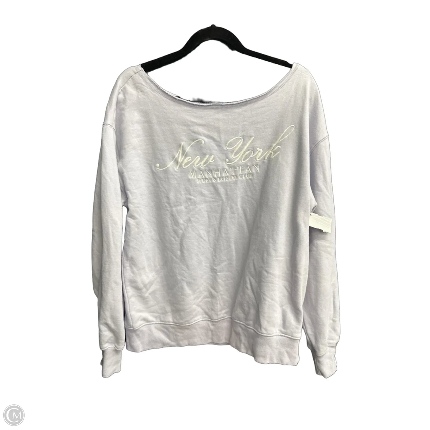 Sweatshirt Crewneck By Aeropostale In Purple, Size: S