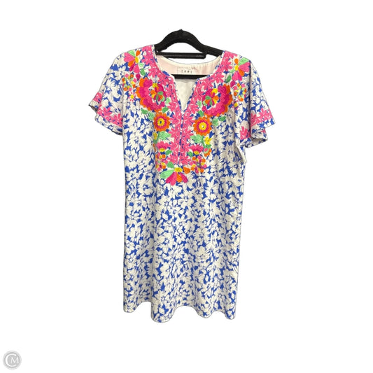 Dress Casual Short By Thml In Blue & White, Size: Xs
