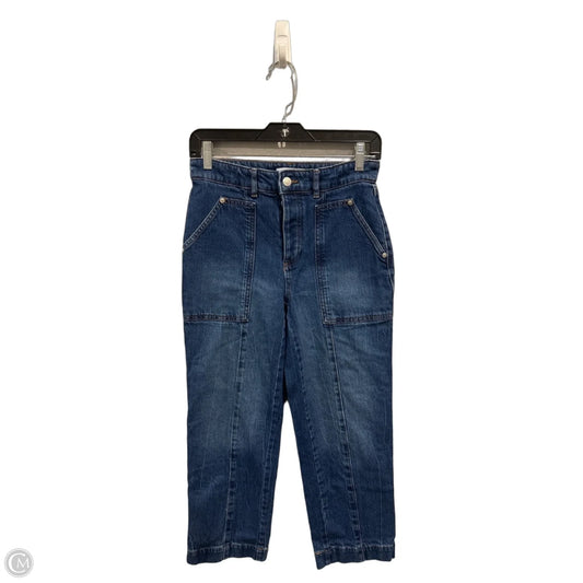 Jeans Straight By Loft In Blue Denim, Size: 2