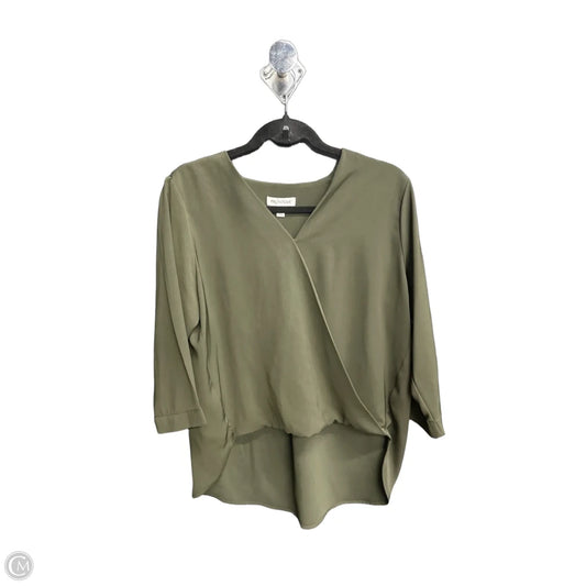 Top 3/4 Sleeve By Prologue In Green, Size: S
