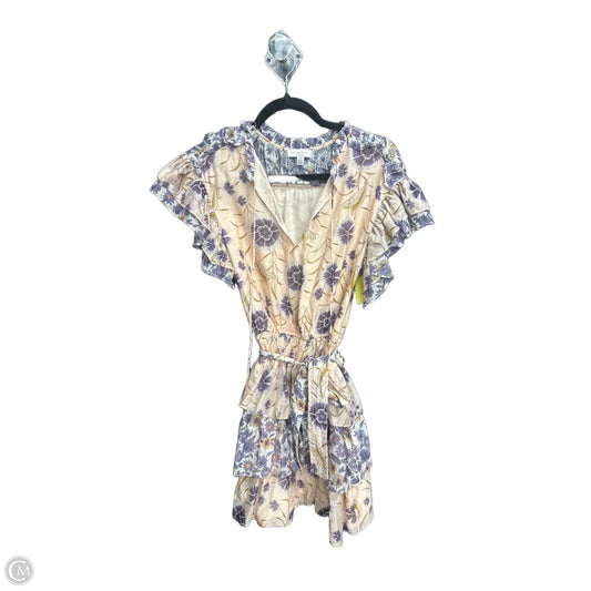 Dress Casual Short By Current Air In Floral Print, Size: Xs