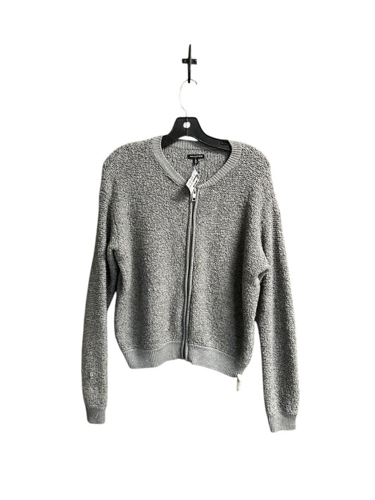 Jacket Faux Fur & Sherpa By Who What Wear In Grey, Size: M