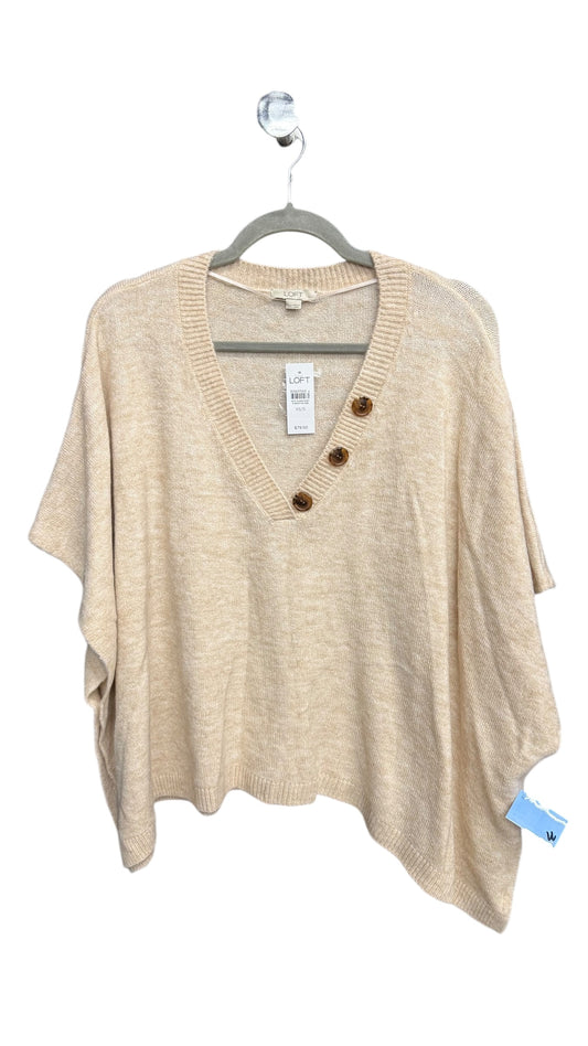 Sweater By Loft In Cream, Size: Xs