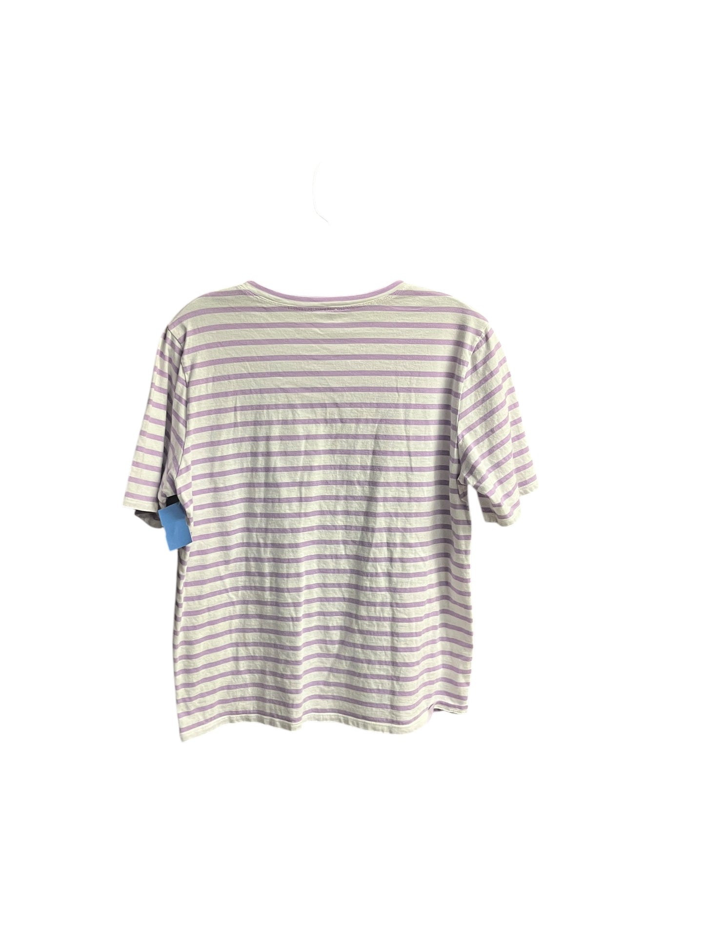 Top Short Sleeve Basic By Kule In Striped Pattern, Size: M