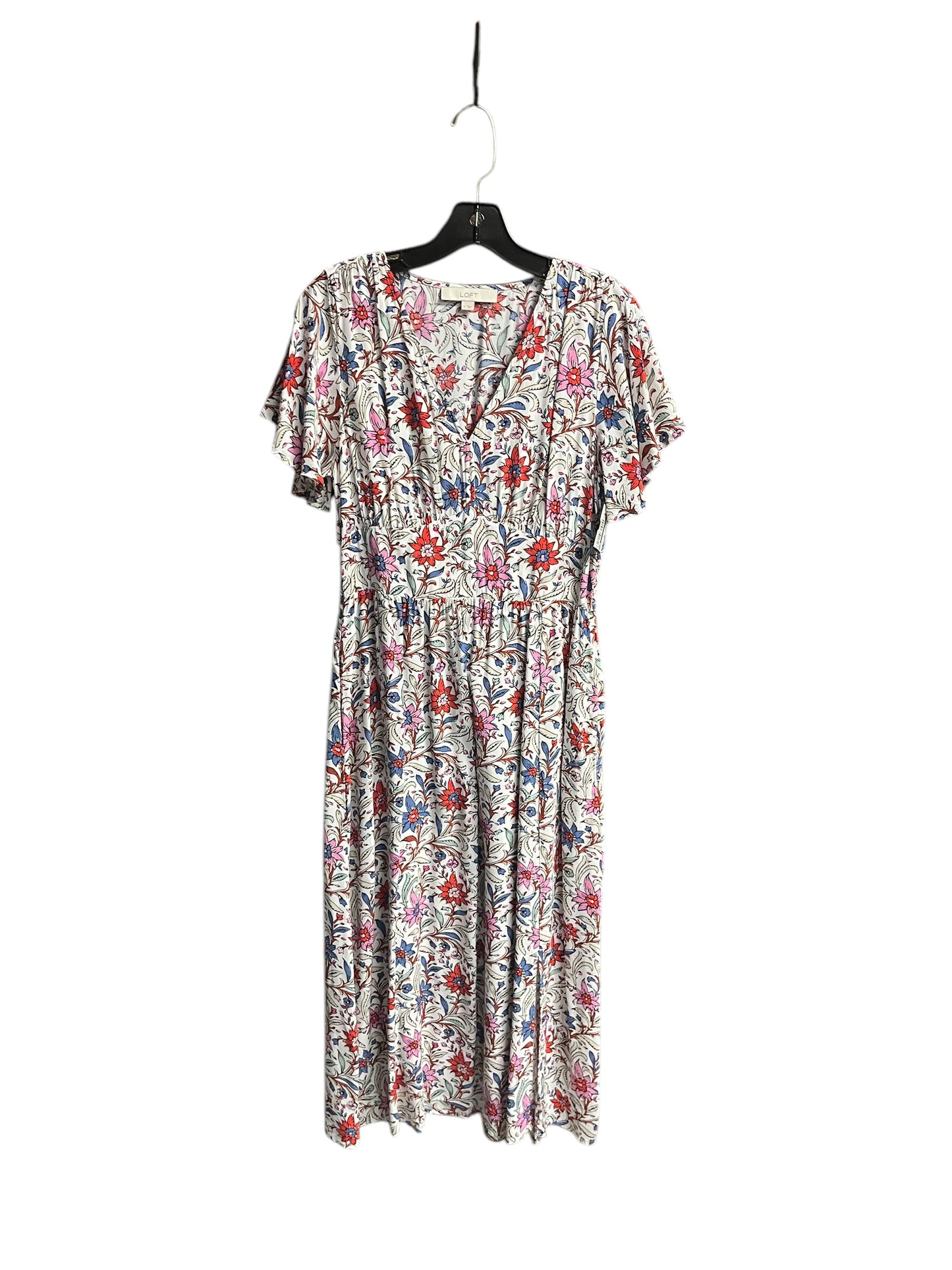 Top Short Sleeve By Thml In Floral Print, Size: Xs