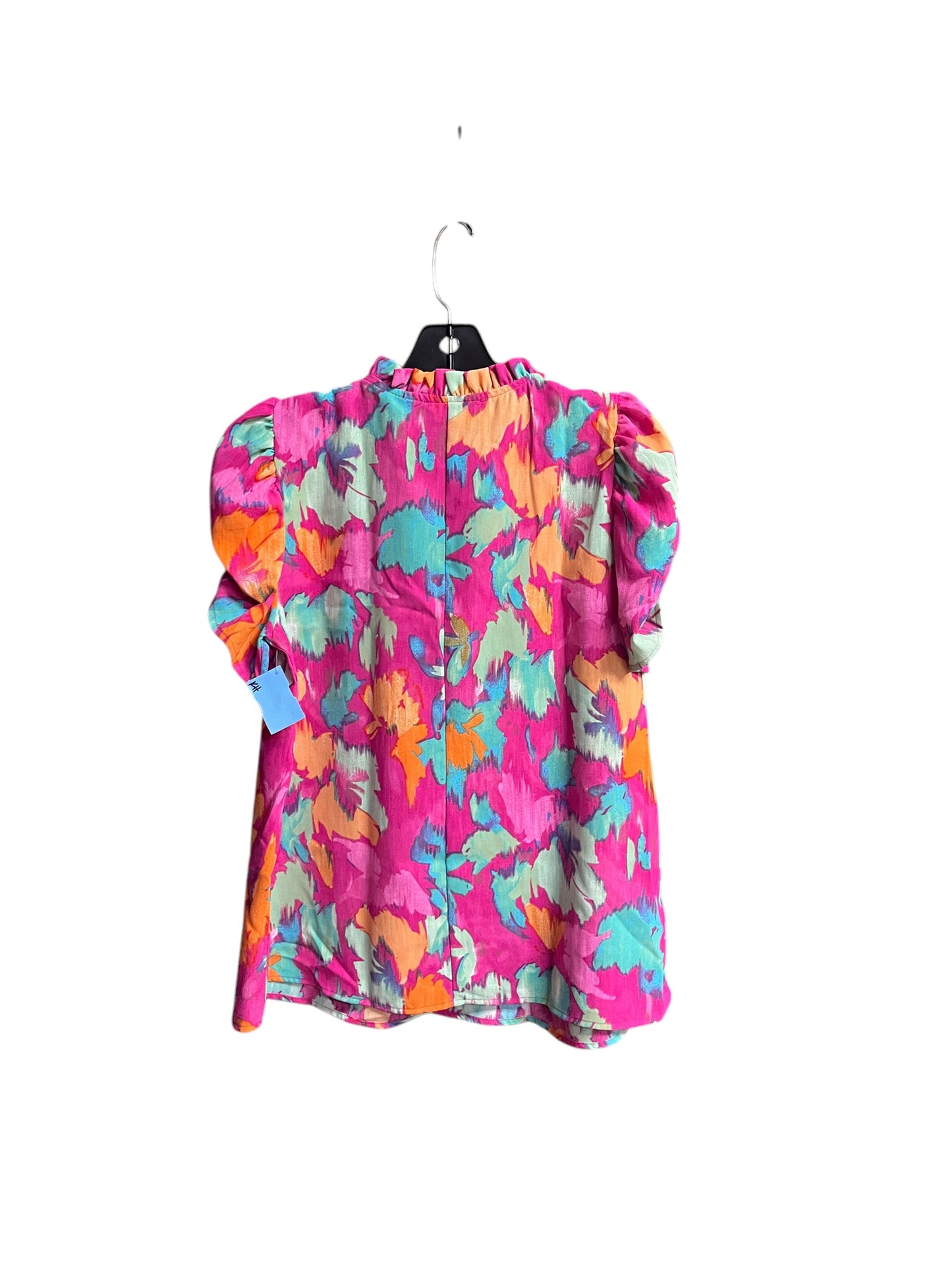 Top Sleeveless By Haptics In Floral Print, Size: S