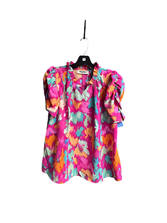 Top Sleeveless By Haptics In Floral Print, Size: S