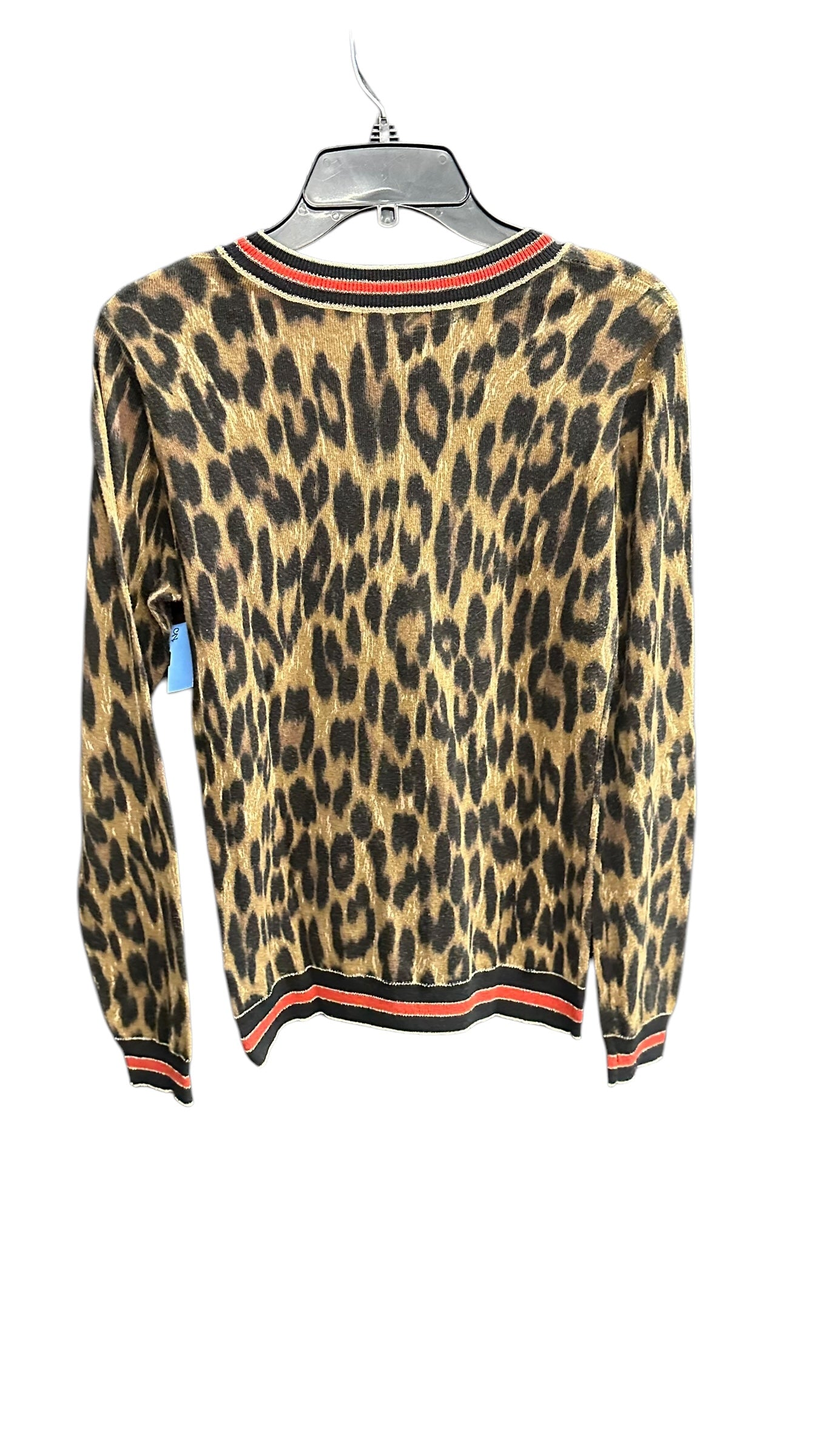 Top Long Sleeve By Joe Fresh In Leopard Print, Size: M