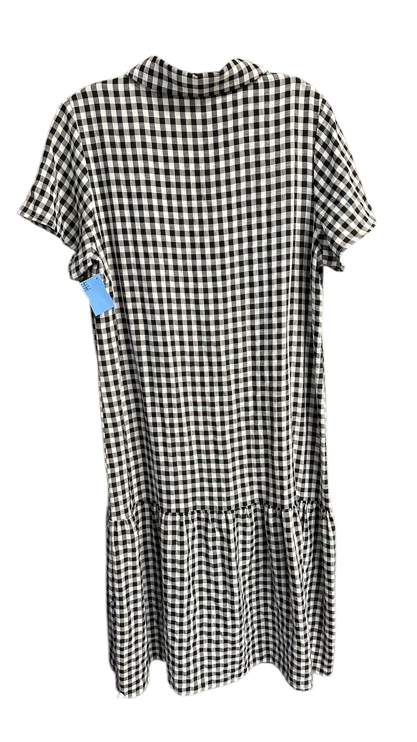 Dress Casual Midi By Clothes Mentor In Checkered Pattern, Size: M