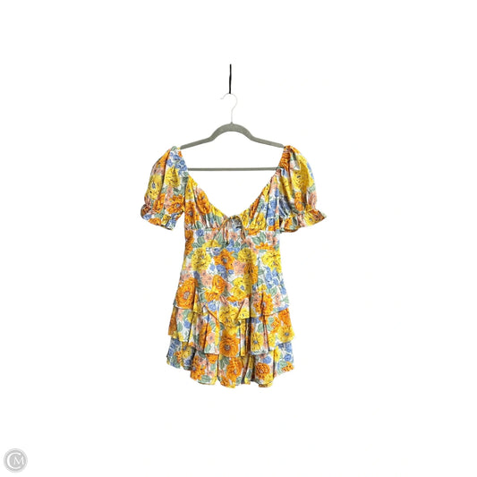 Dress Casual Short By Clothes Mentor In Floral Print, Size: S