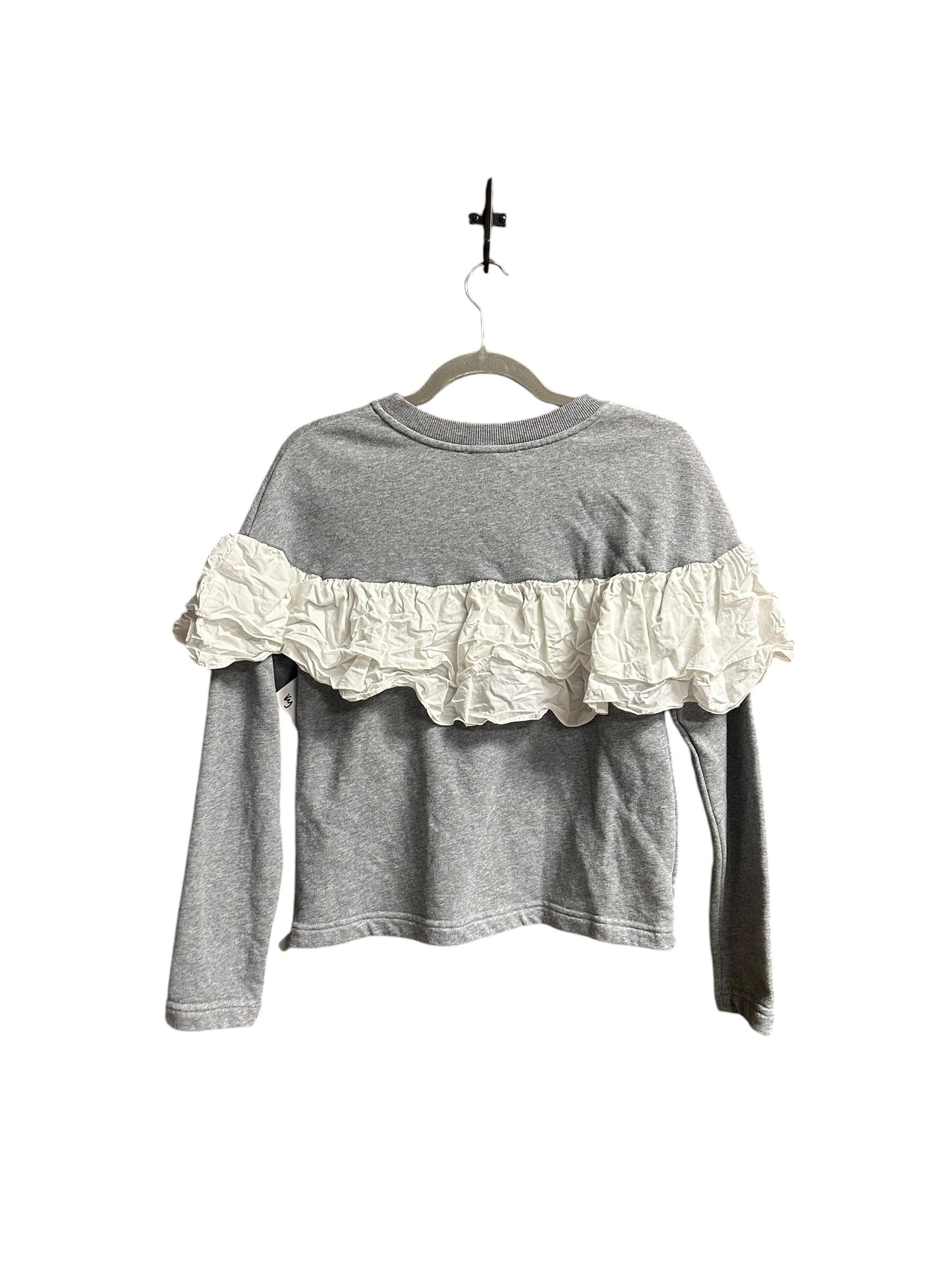 Top Long Sleeve By English Factory In Grey, Size: Xs