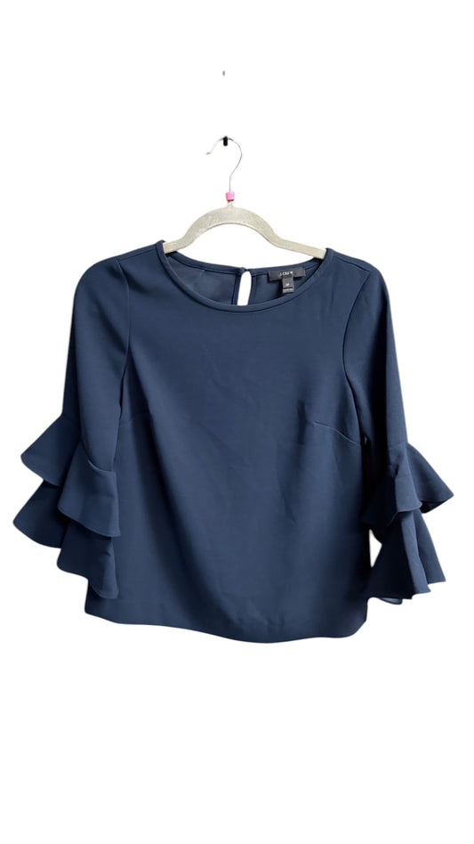 Top Long Sleeve By J. Crew In Navy, Size: S