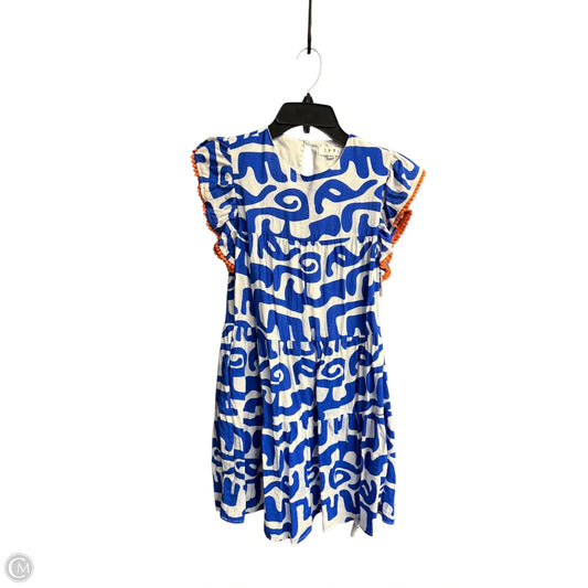 Dress Casual Short By Thml In Blue & White, Size: Xs
