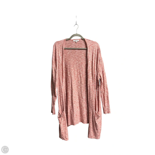 Sweater Cardigan By Madewell In Red, Size: Xxl