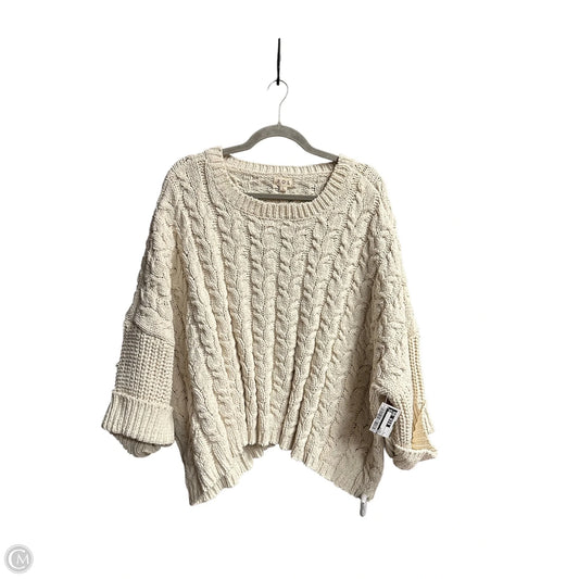 Sweater By Pol In Cream, Size: L