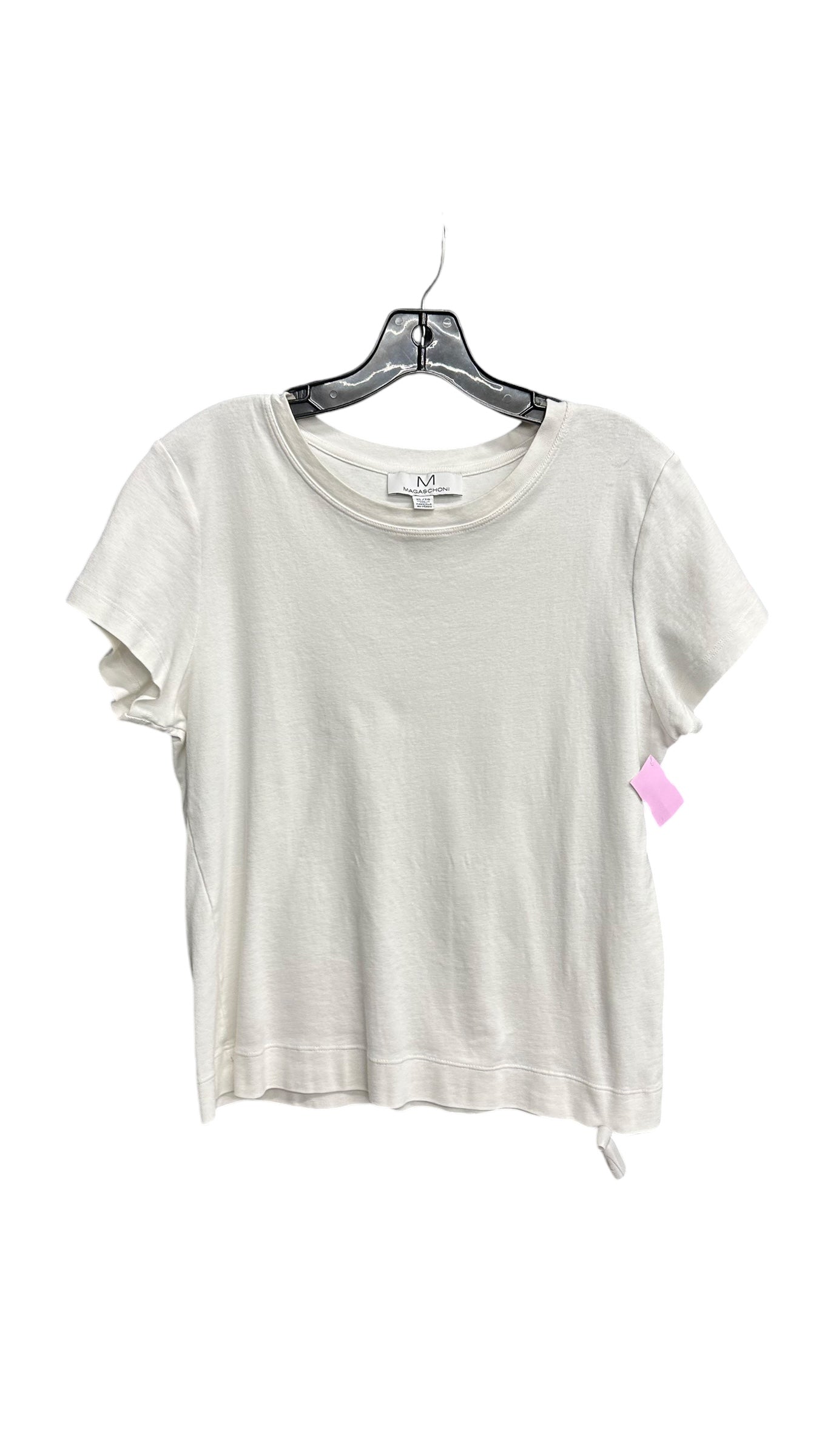 Top Short Sleeve By Clothes Mentor In White, Size: Xl