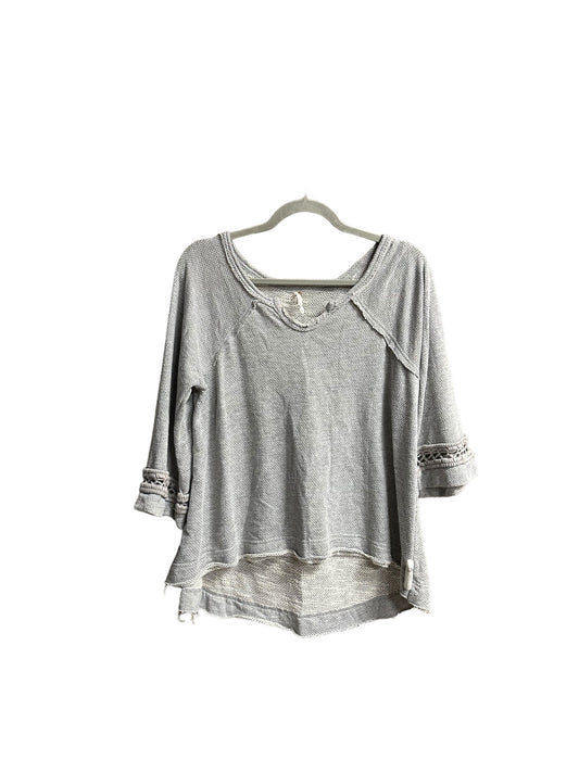 Top Long Sleeve By Free People In Grey, Size: Xs