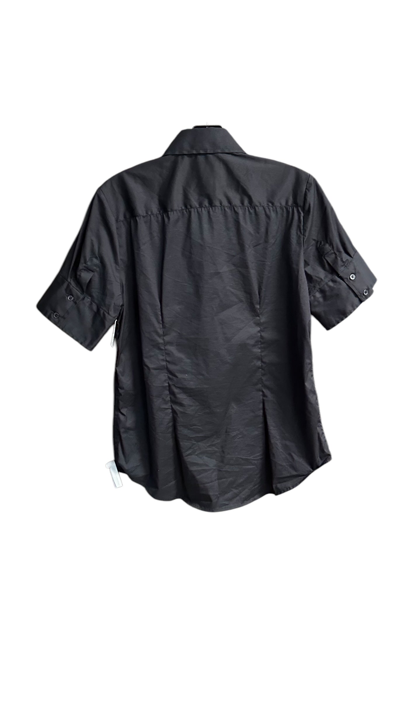 Top Short Sleeve By Clothes Mentor In Black, Size: M