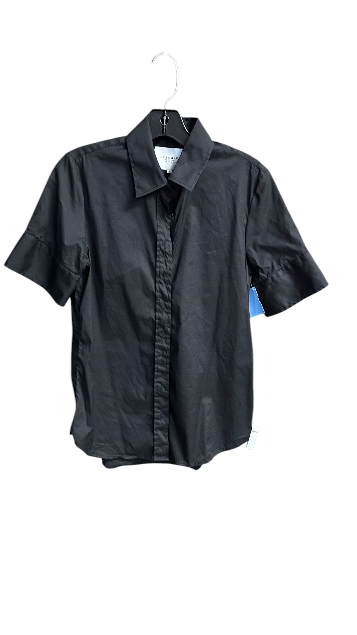 Top Short Sleeve By Clothes Mentor In Black, Size: M