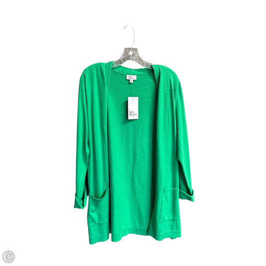 Cardigan By Kim Rogers In Green, Size: M