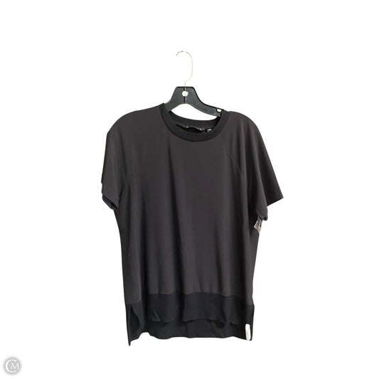 Athletic Top Short Sleeve By Athleta In Black, Size: Xs