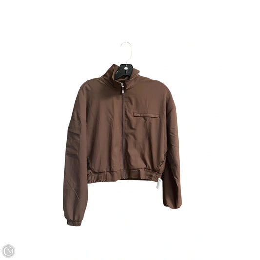 Athletic Jacket By Beyond Yoga In Brown, Size: Xs