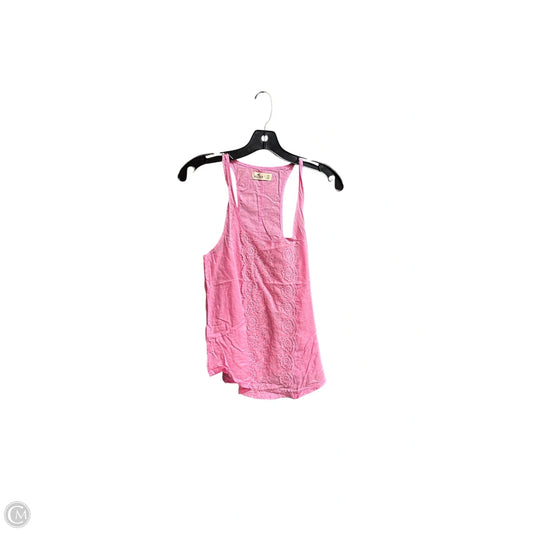 Top Sleeveless By Hollister In Pink, Size: S