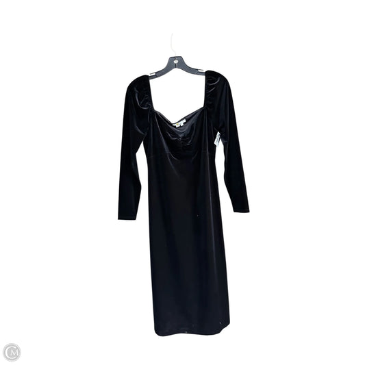 Dress Casual Midi By Boden In Black, Size: M
