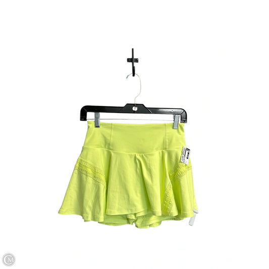 Athletic Skort By Free People In Yellow, Size: S