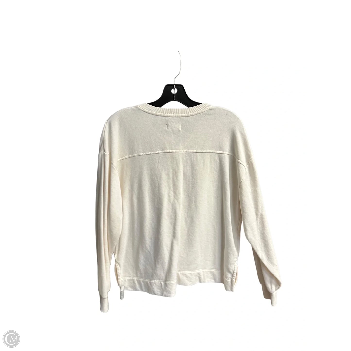 Top Long Sleeve By Lou And Grey In White, Size: S