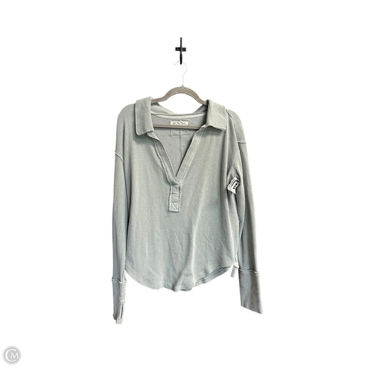 Top Long Sleeve By We The Free In Green, Size: S