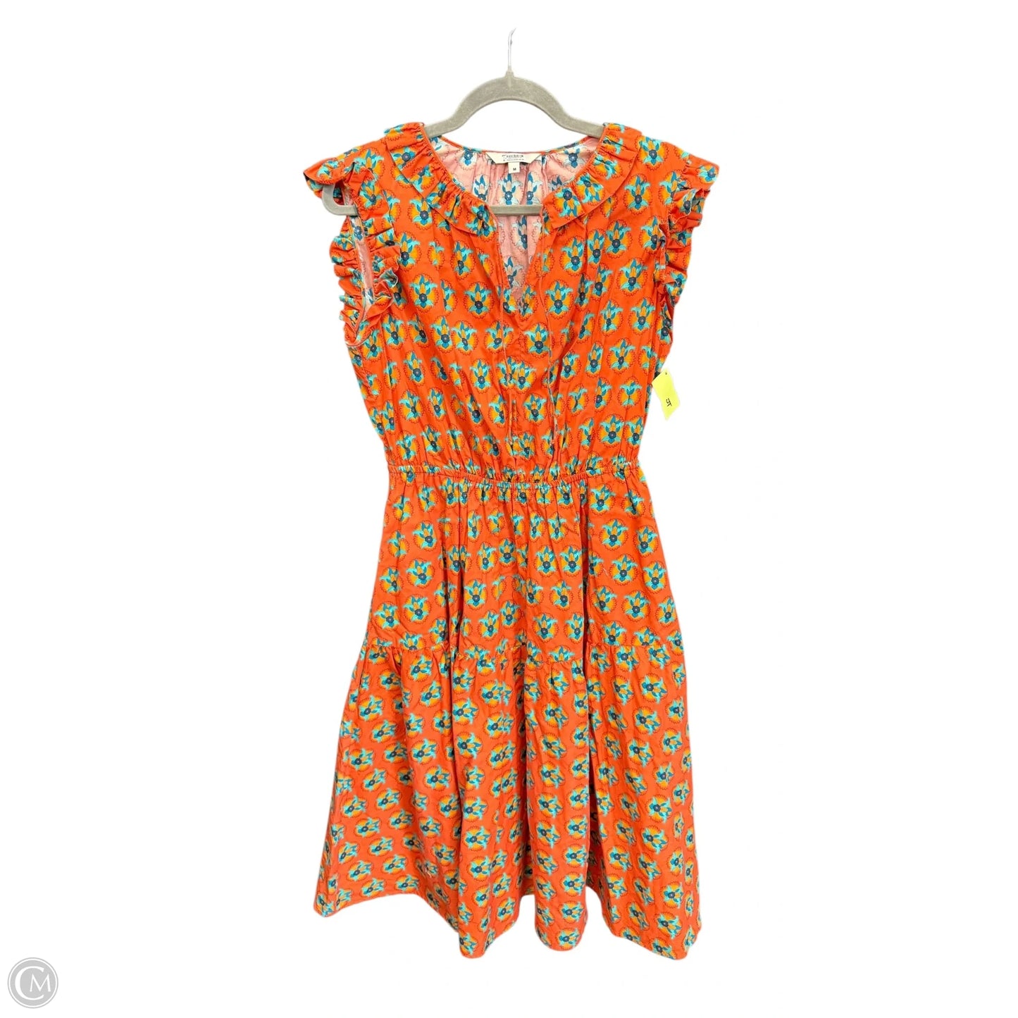 Dress Casual Short By Clothes Mentor In Orange, Size: M
