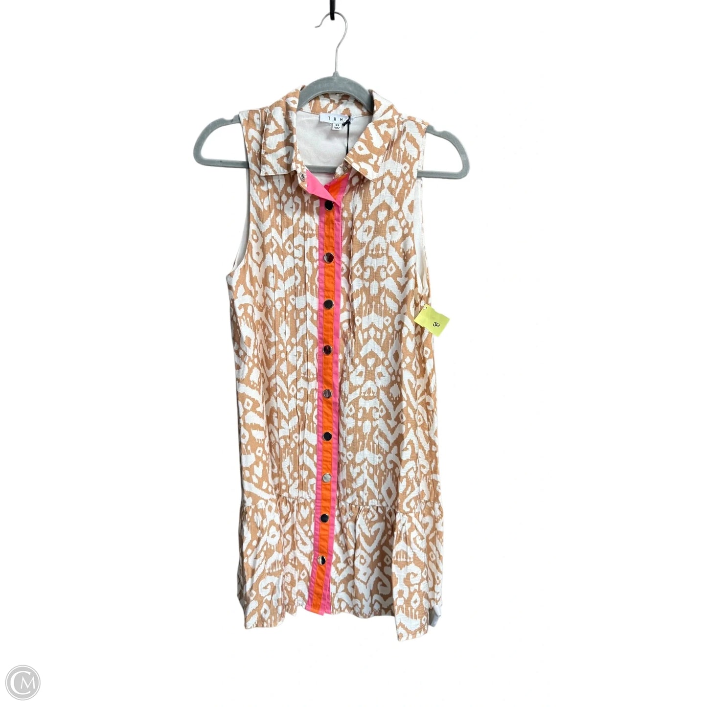 Dress Casual Midi By Thml In Multi-colored, Size: Xs