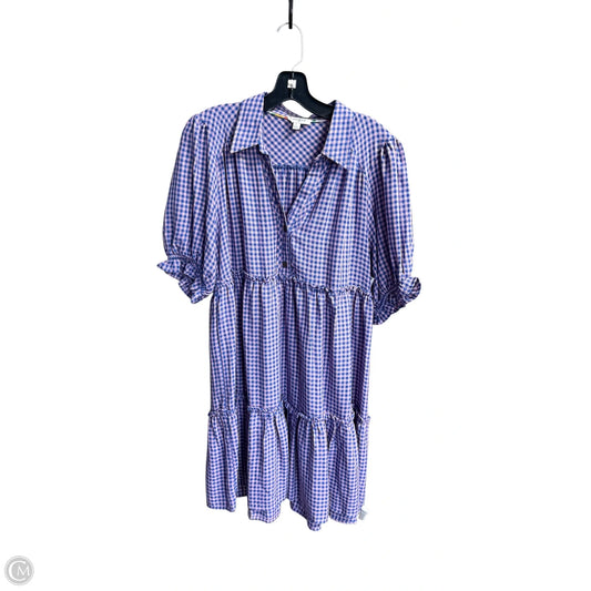 Dress Casual Short By Umgee In Blue & Pink, Size: L
