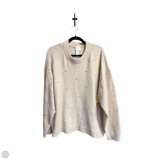 Sweater By H&m In Beige, Size: L