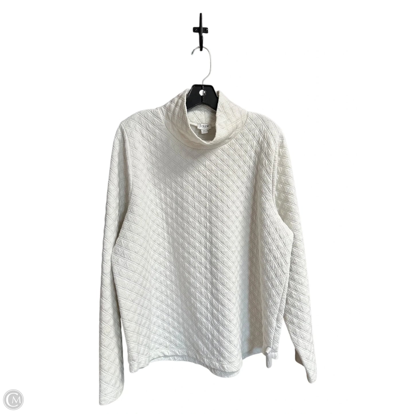 Top Long Sleeve By J. Crew In White, Size: Xl