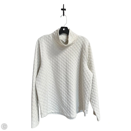 Top Long Sleeve By J. Crew In White, Size: Xl
