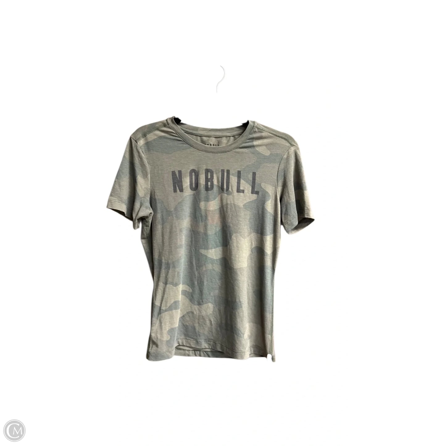Athletic Top Short Sleeve By Nobull In Green, Size: S