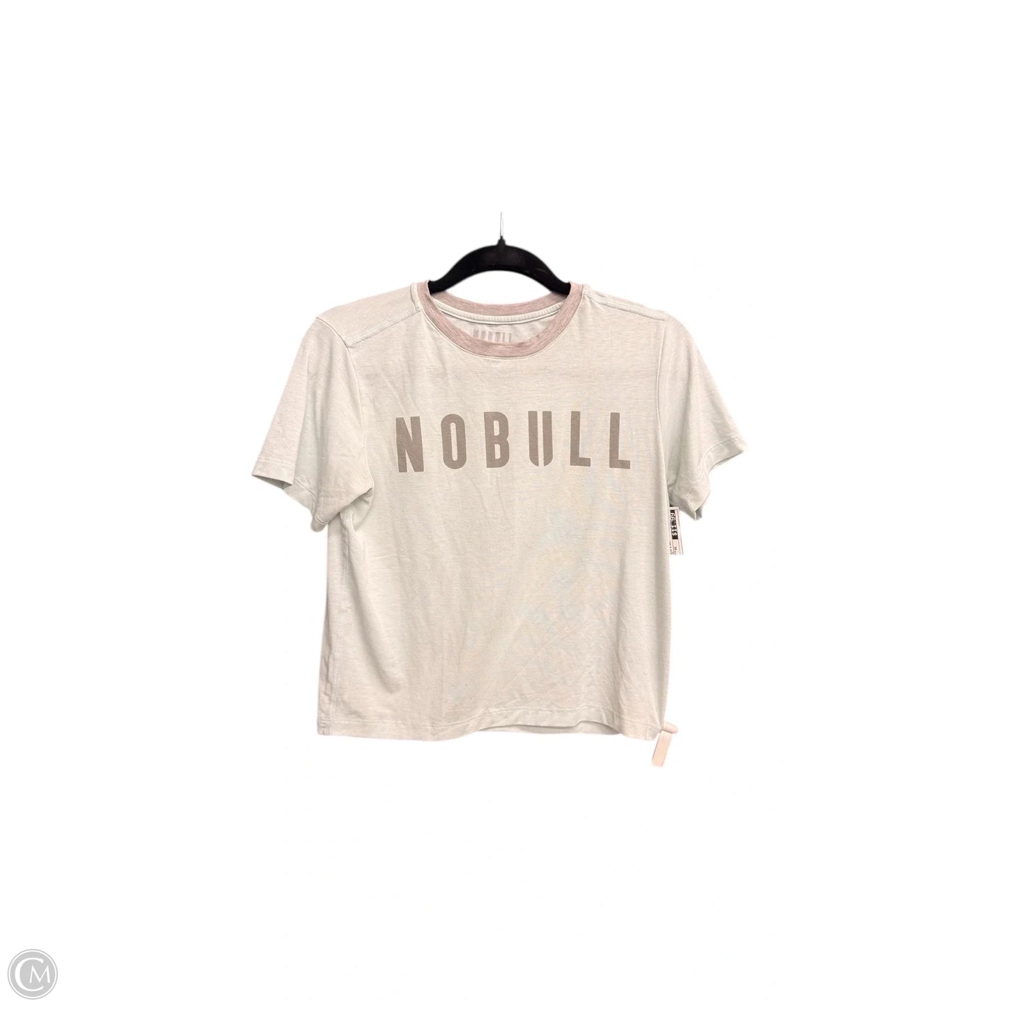 Athletic Top Short Sleeve By Nobull In Blue & Grey, Size: Xs