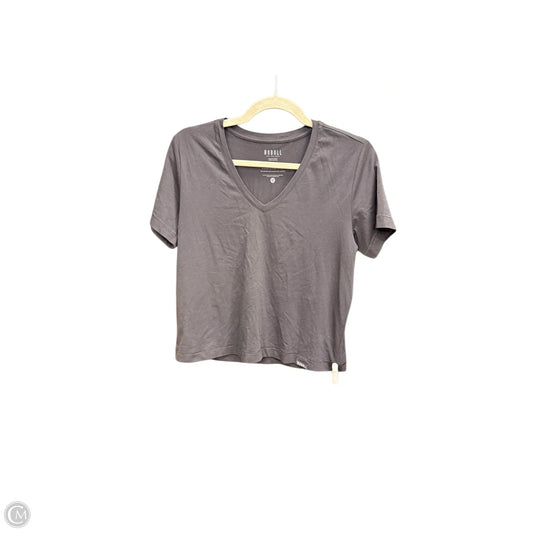 Athletic Top Short Sleeve By Nobull In Black, Size: S