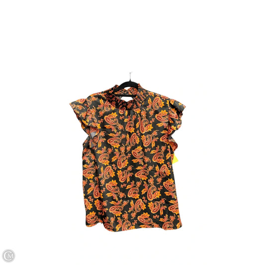 Top Sleeveless By Ee Some In Floral Print, Size: S