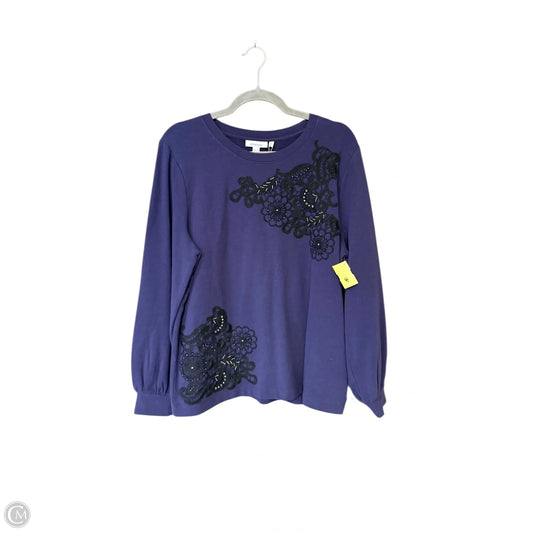 Top Long Sleeve By Chicos In Purple, Size: 2