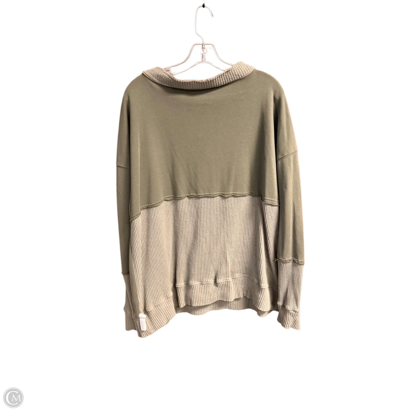 Sweatshirt Hoodie By Bke In Green, Size: L