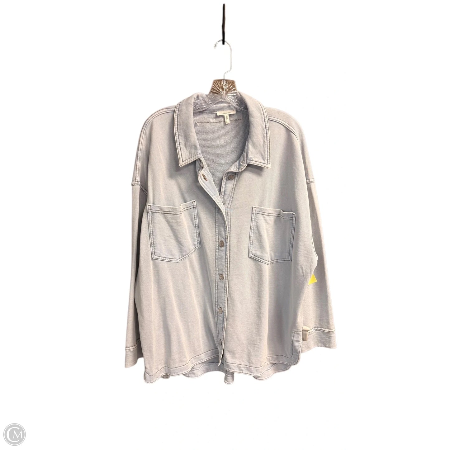 Top Long Sleeve By Maurices In Blue, Size: Xl