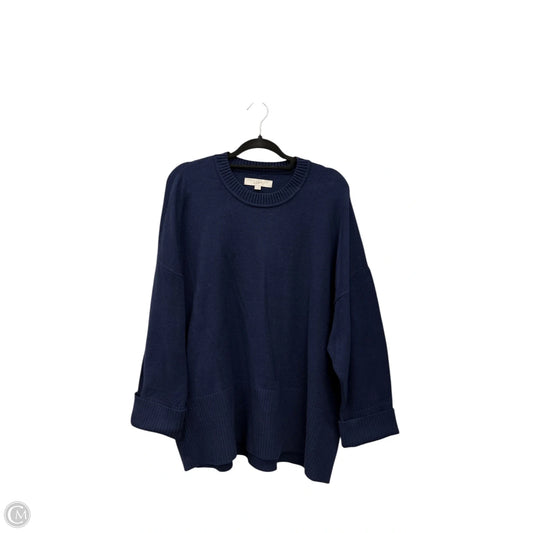 Sweater By Loft In Navy, Size: Xl