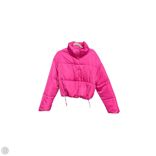 Coat Puffer & Quilted By Sincerely Jules In Pink, Size: M