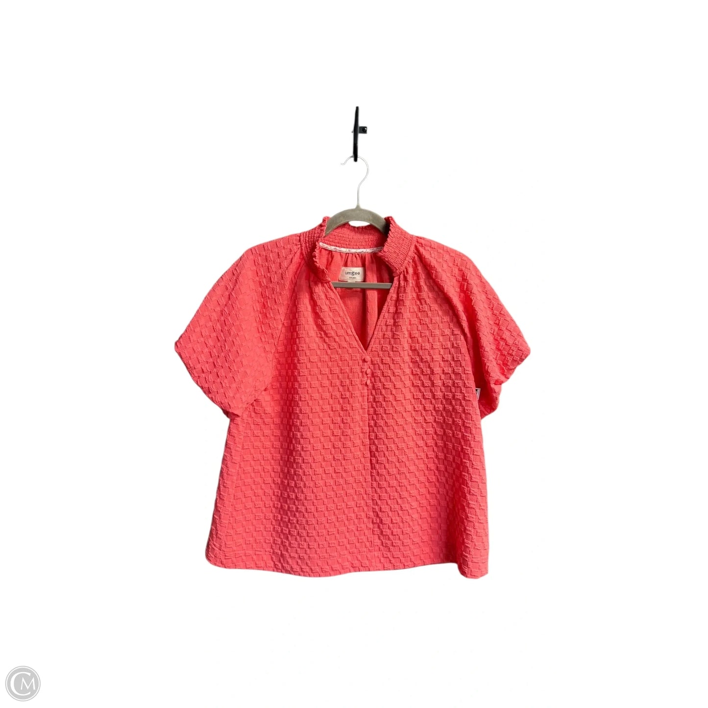 Top Short Sleeve By Umgee In Coral, Size: S