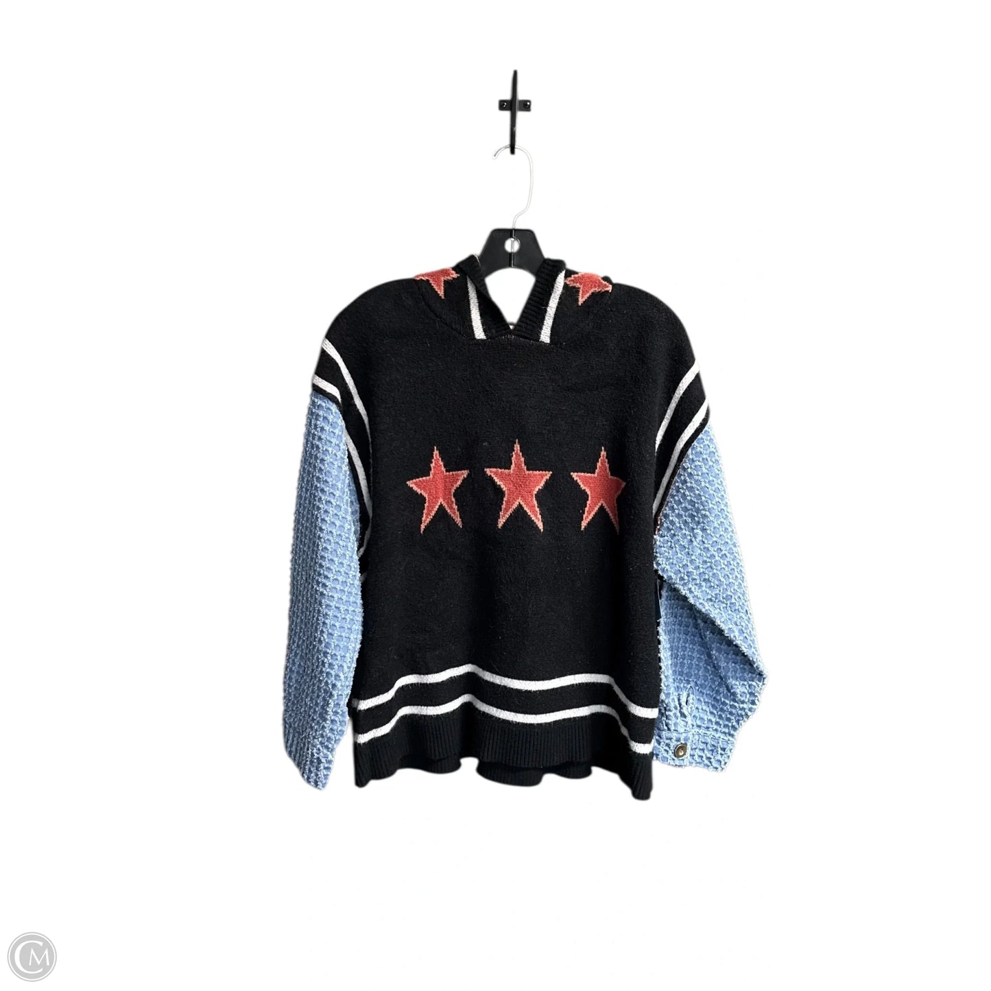 Sweatshirt Hoodie By Pol In Multi-colored, Size: S