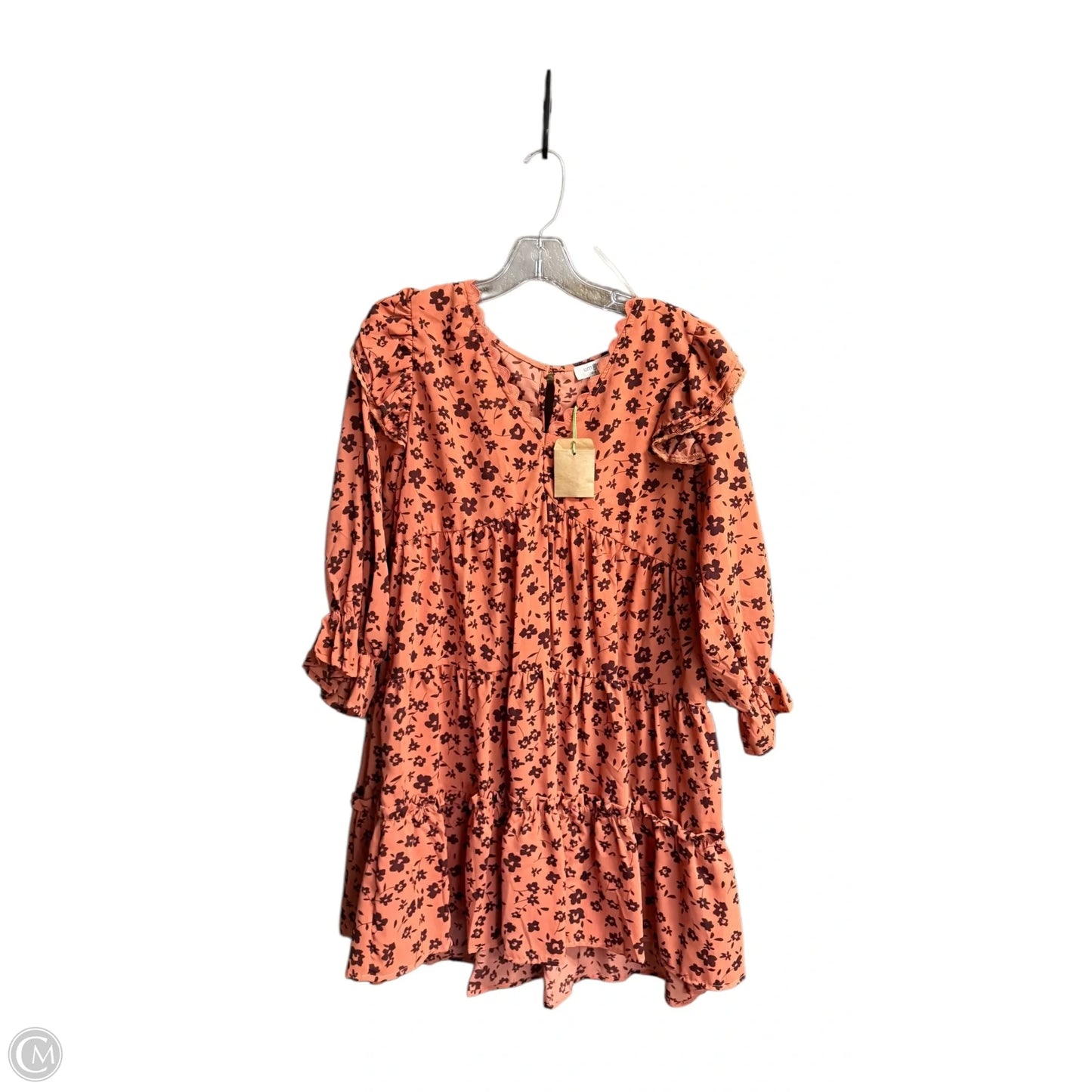 Dress Casual Short By Clothes Mentor In Orange, Size: M
