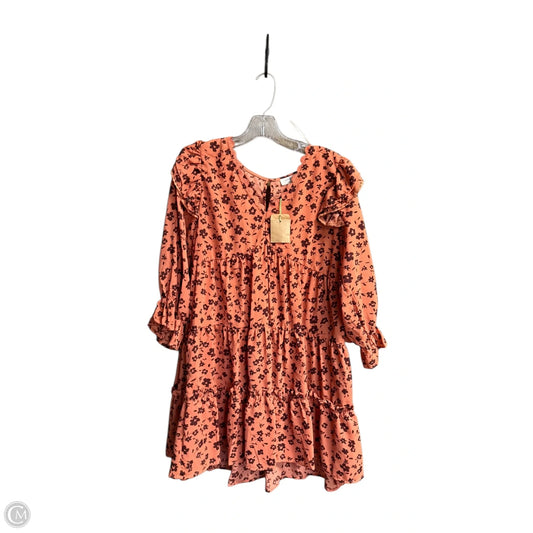 Dress Casual Short By Clothes Mentor In Orange, Size: M